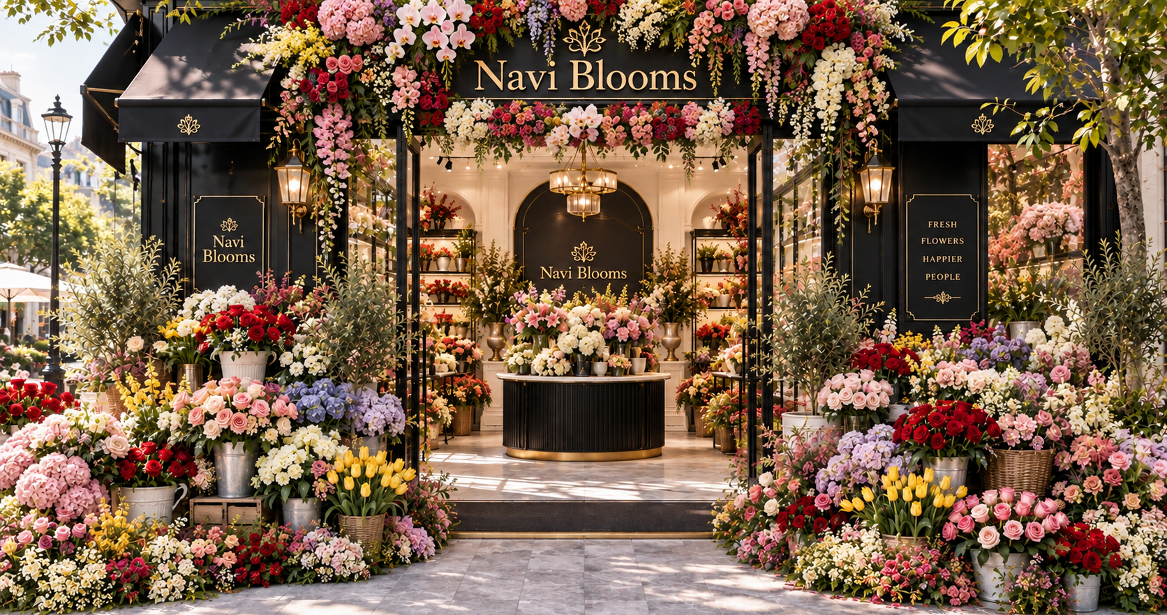 Navi Blooms transformed with an abundant floral display