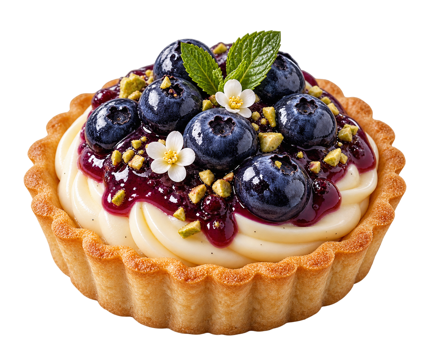 Blueberry tart