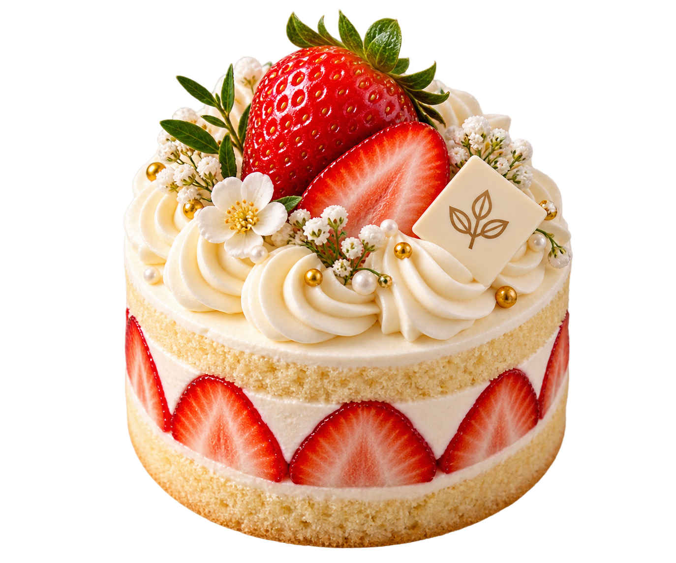 Strawberry cream cake